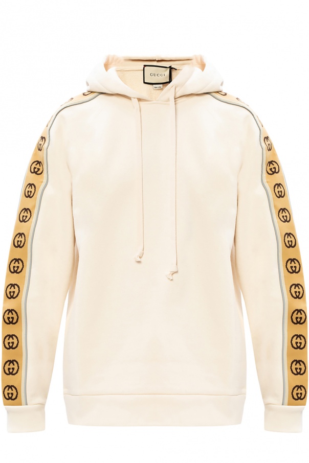 Gold gucci hoodie sale